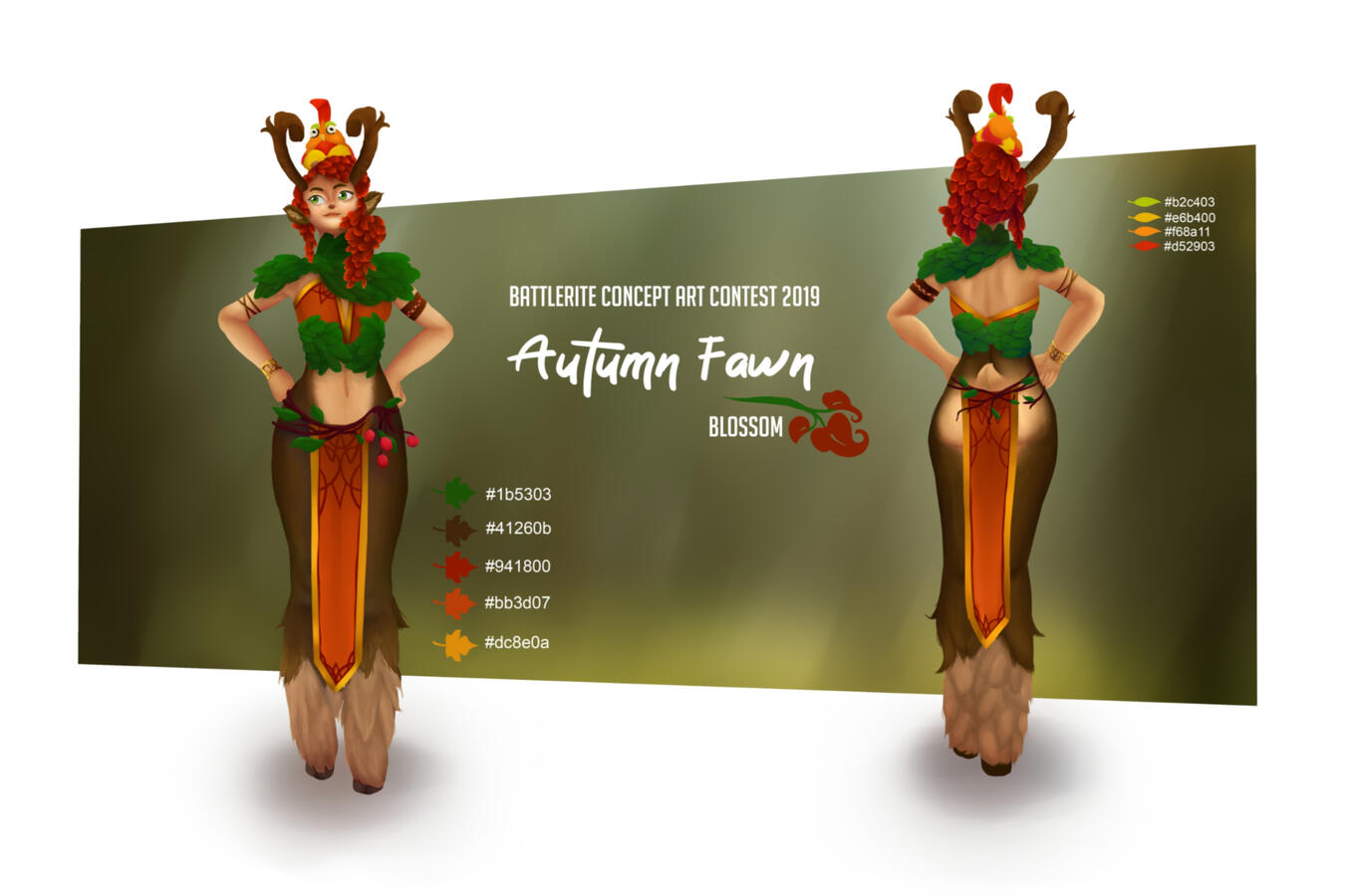 Blossom Autumn Skin Exploration for Battlerite 2019 Contest